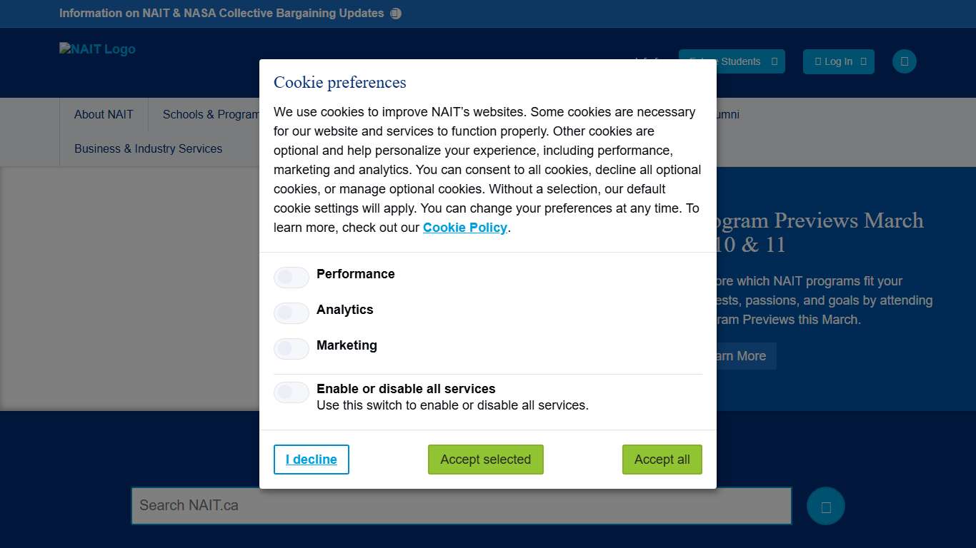 NAIT - A leading polytechnic committed to your success