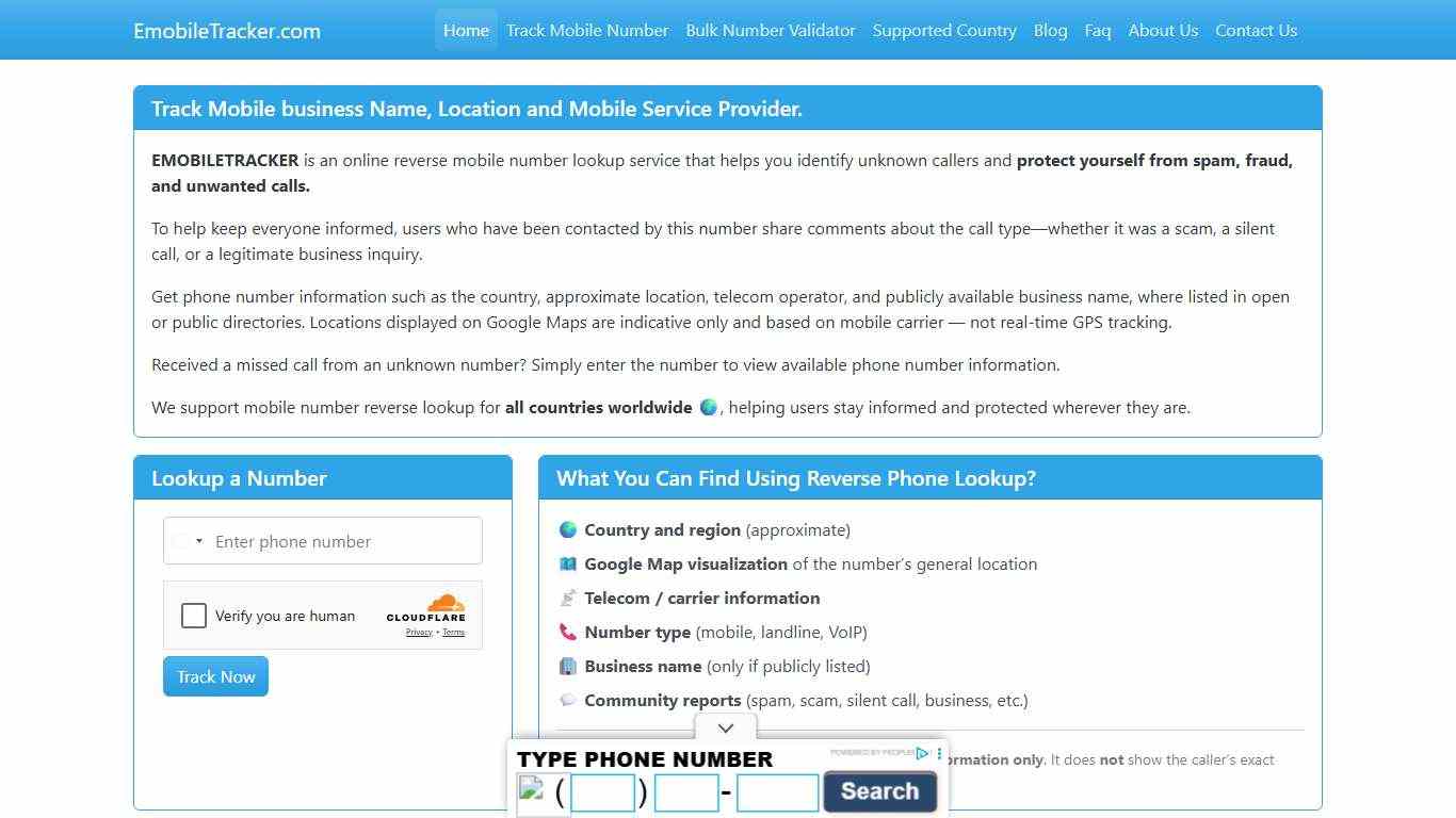 Mobile Number Tracker Find Owner Name and Location on Google Map.